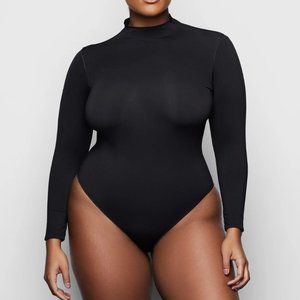 NEW Skims Essential Mock Neck Long Sleeve Bodysuit